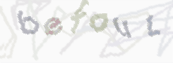 CAPTCHA image for SPAM prevention 